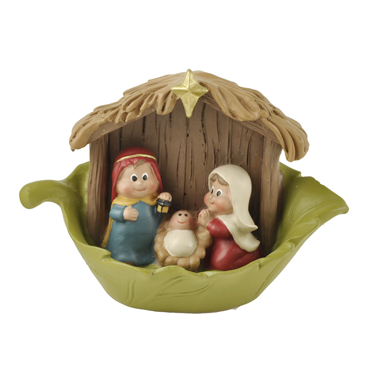 Nativity Set With Stable Factory, Holy Figurines | Ennas