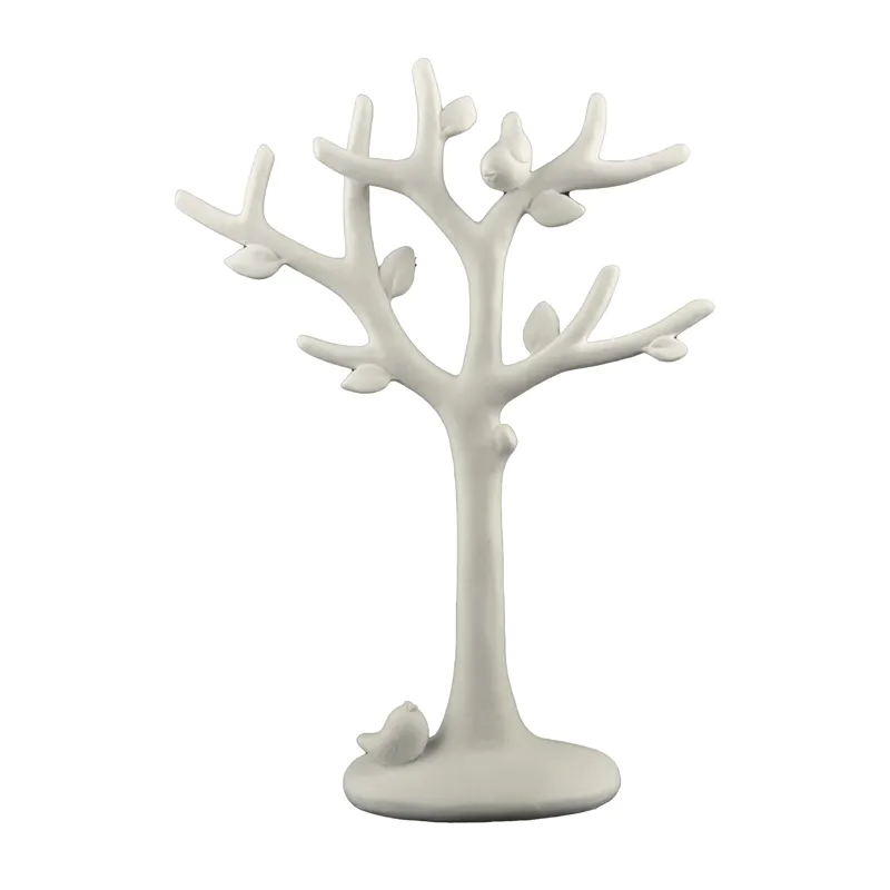 Decoration Craft Gift-Indoor Resin White Tree Decor, Home Sending Friend Best Present