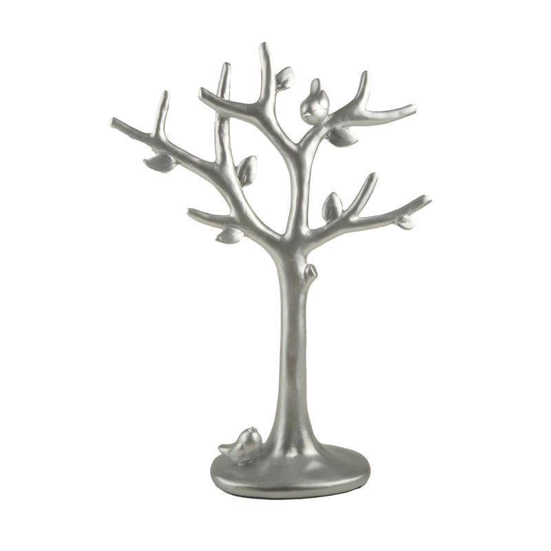 Hot Selling 8 Inch Woman Tray Jewelry Tree-Silver Organizer Holder Earrings Jewelry Stand Storage Jewelry Display-PH15829S