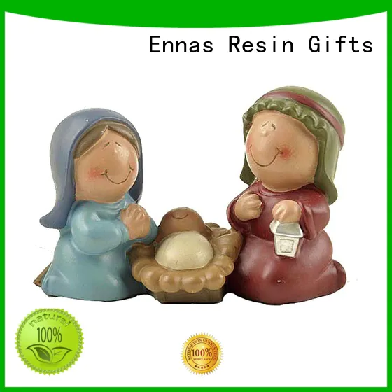 Custom Resin Baby Jesus Nativity Set Statue for Christmas Decoration
