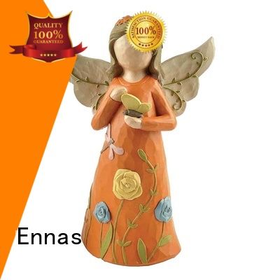 Ennas artificial personalized angel figurine lovely for ornaments