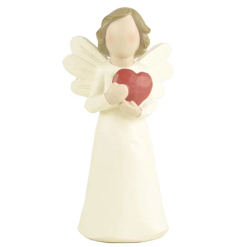 Ennas carved angels statues gifts colored for ornaments