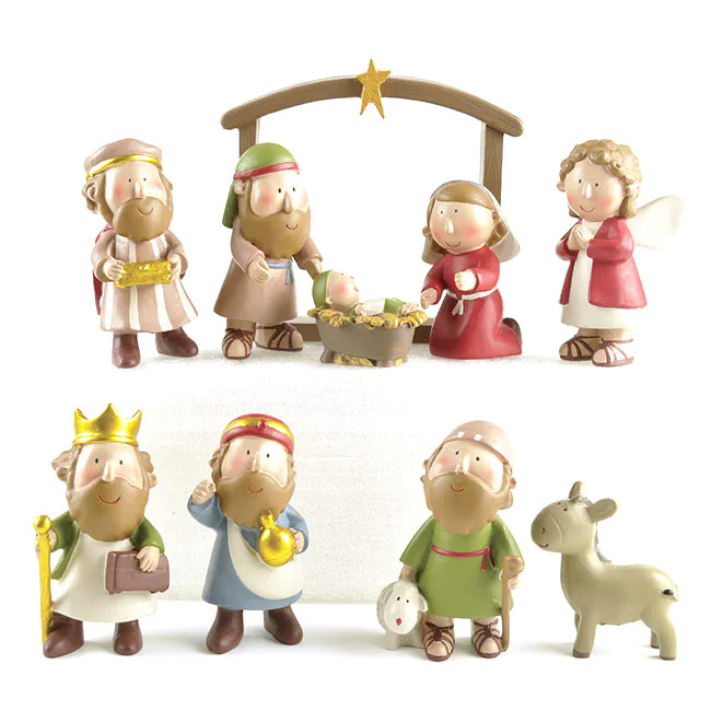 Ennas wholesale nativity set figurines popular
