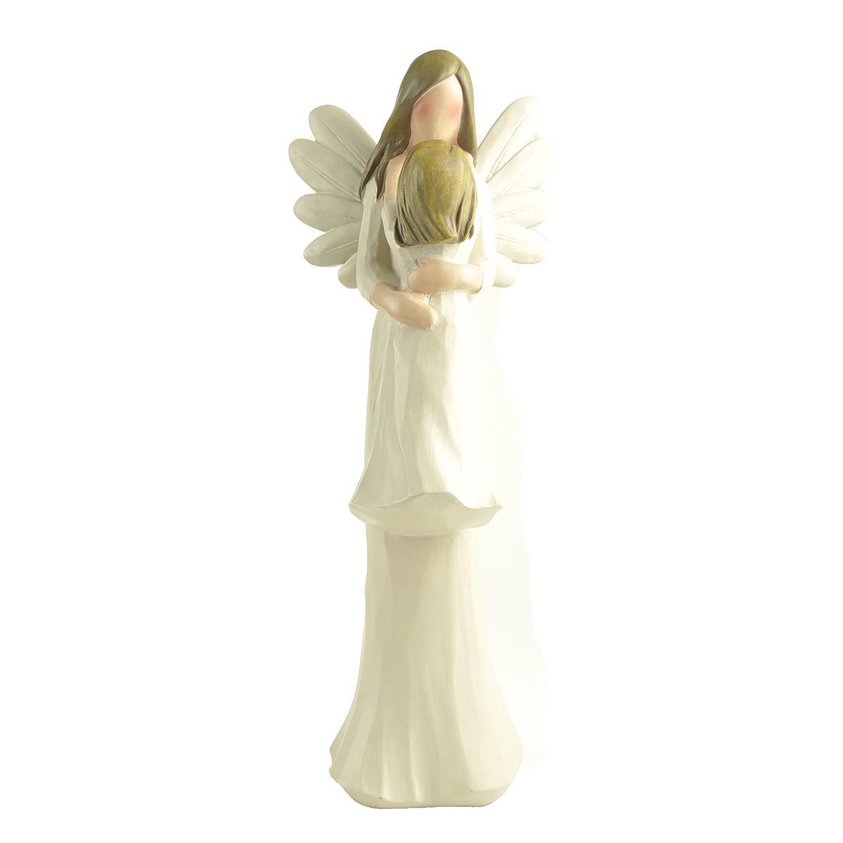 Angel Figurines Living Room Accessories Mom and Daughter Statue Vintage Home Decor Family Miniature Girl Bedroom Decoration