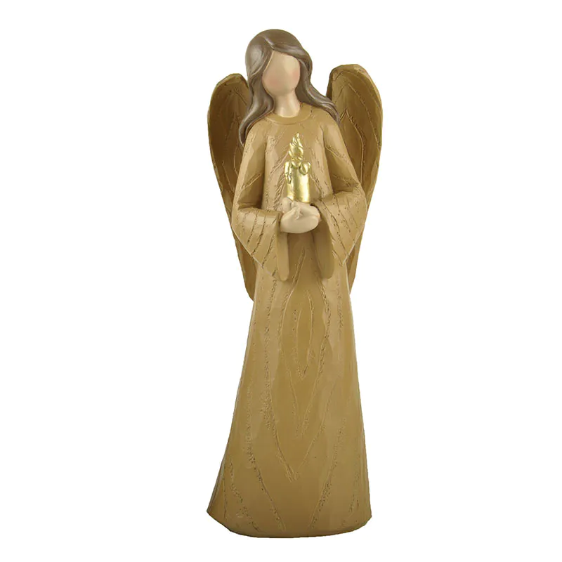 Christmas angel figurines colored at discount