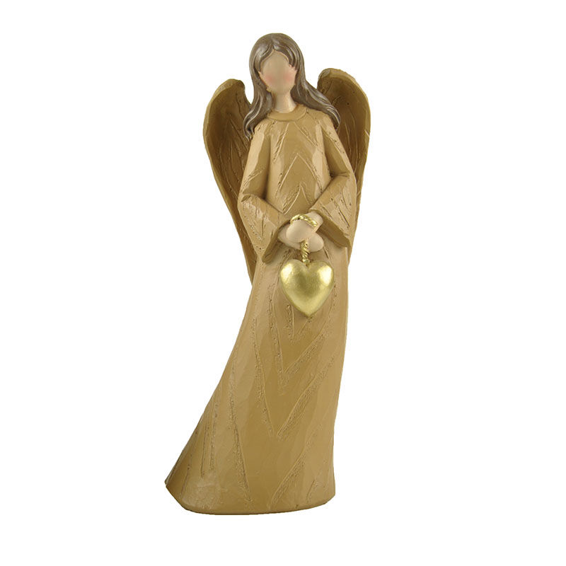 Ennas religious resin angel figurines unique for ornaments