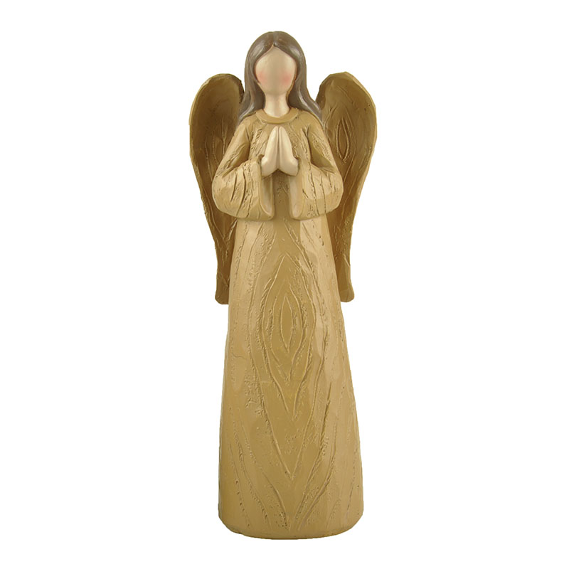 Ennas artificial guardian angel statues figurines colored at discount-2