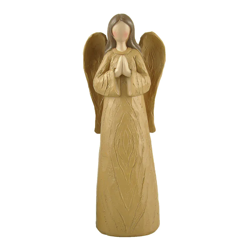 Ennas family decor angel wings figurines colored for ornaments