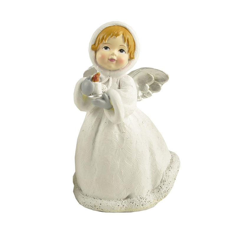 carved angel figurine colored best crafts