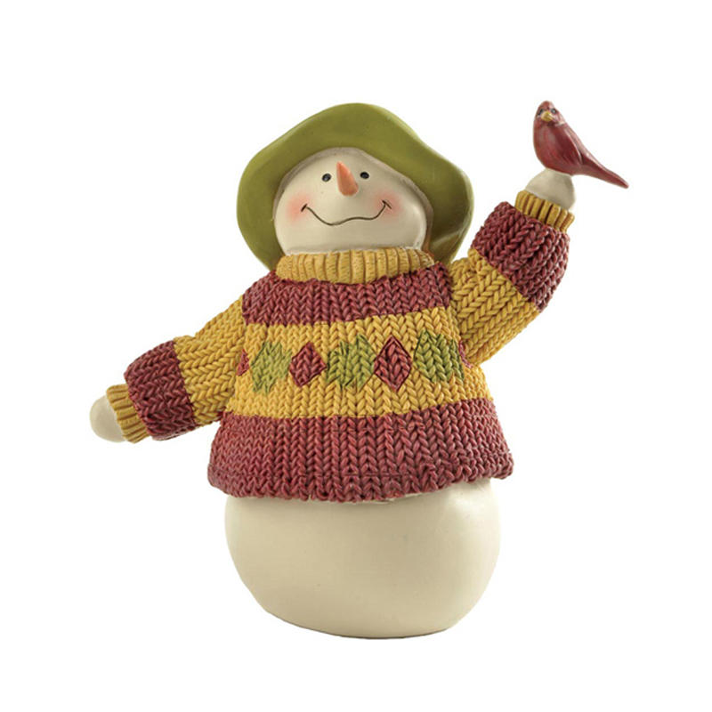 Ennas snowman small christmas figurines bulk production