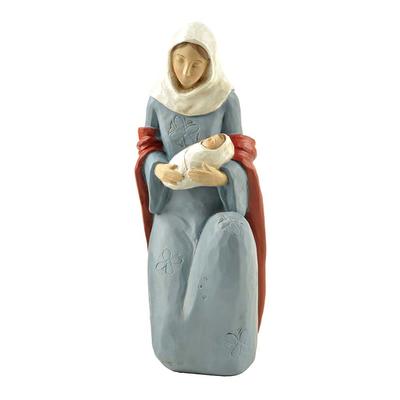 Resin Mary Statue with Baby Jesus