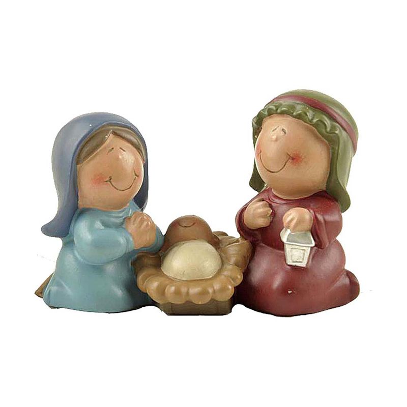custom sculptures nativity set with stable catholic bulk production craft decoration