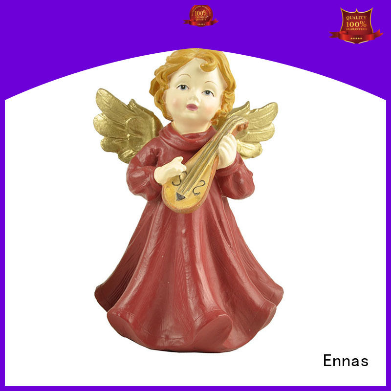 Ennas carved popular angel figurines handmade for ornaments