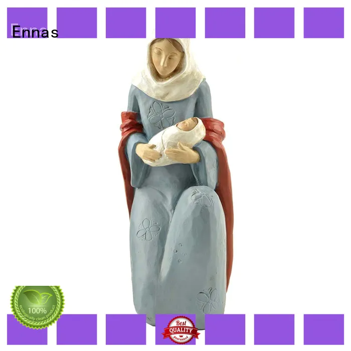 Ennas christmas nativity set with stable hot-sale holy gift