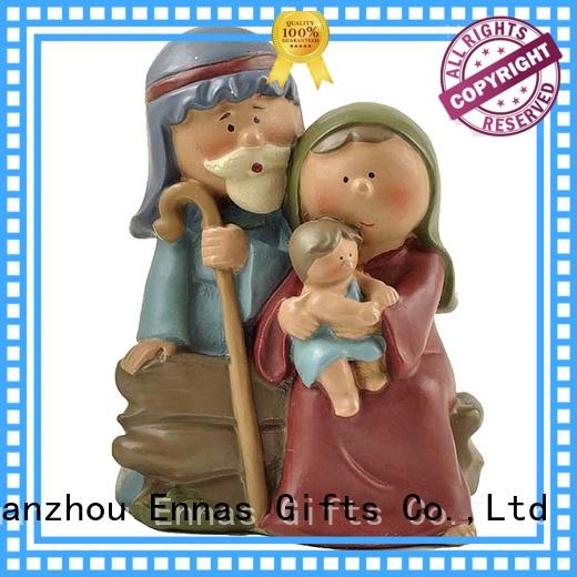 Polyresin Religious Holy Family Nativity Set Craft For Decoration
