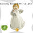 Holding Candle Holder Little White Angel Figure