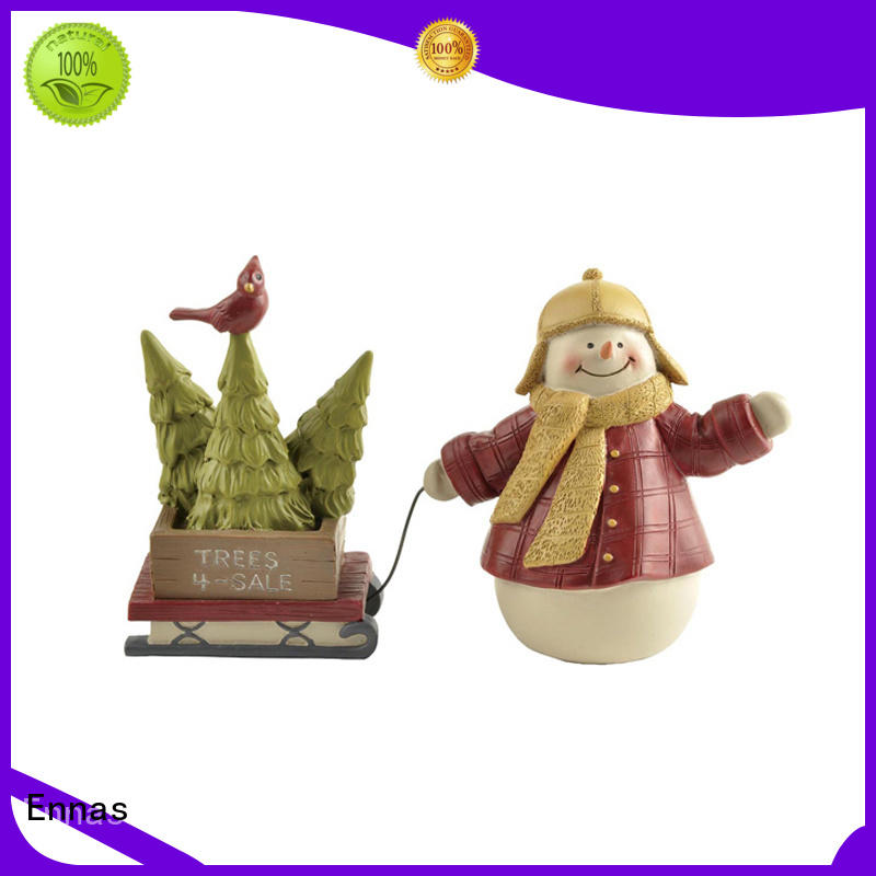 decorative small christmas figurines for wholesale