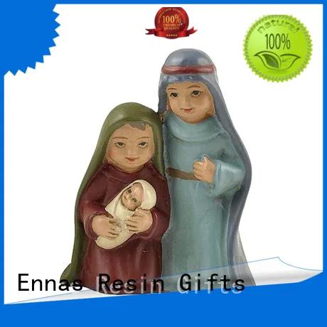 Cheap Cartoon Style Holy Family Nativity Set Figurines