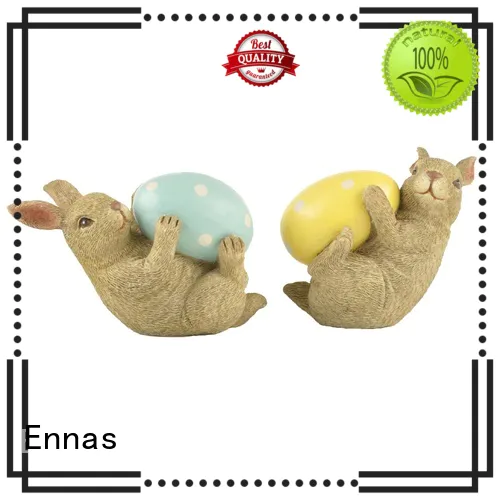 Ennas best quality easter rabbit figurines handmade crafts home decor