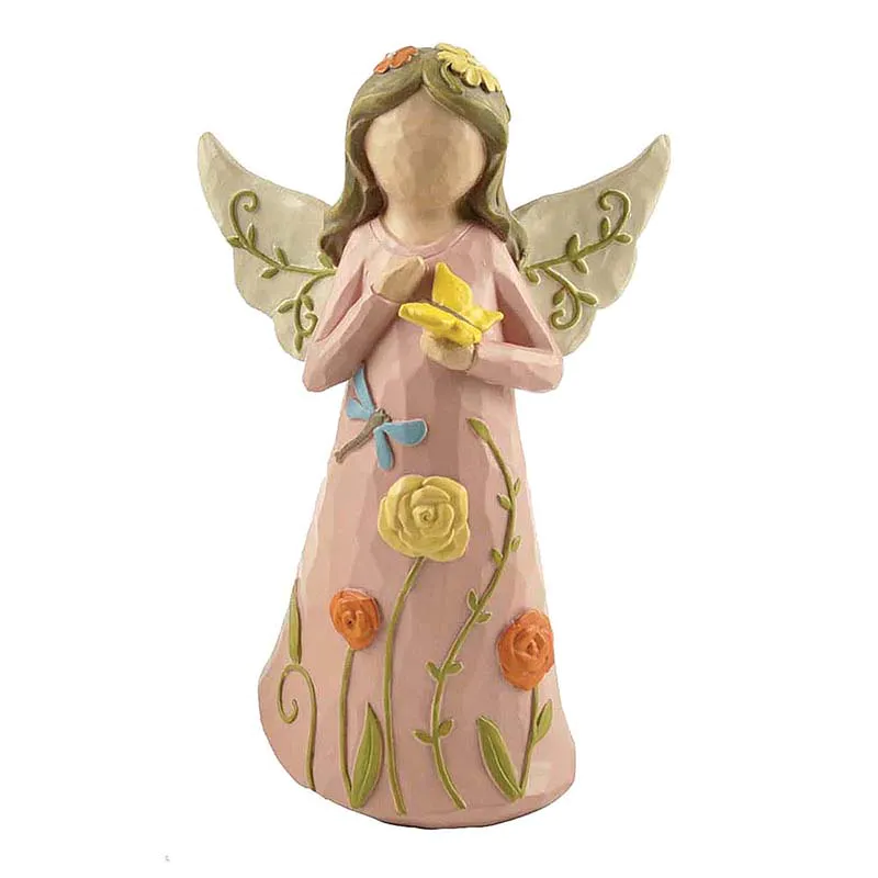 religious mini angel figurines antique for ornaments