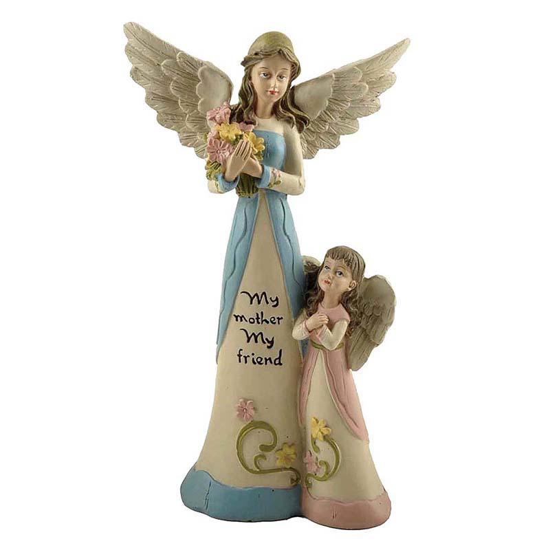 religious angel figurine collection handicraft for ornaments