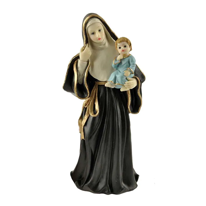 Ennas holding candle religious sculptures promotional holy gift