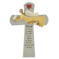 Custom Your Design Resin Cross Angel for Christmas Decoration Gifts