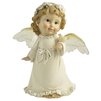 Garden Decoration Little Resin Cute Angel Figurine with wings