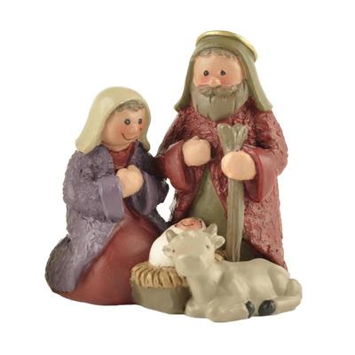 Modern Holy Family Polyresin Christian Statue Nativity Set