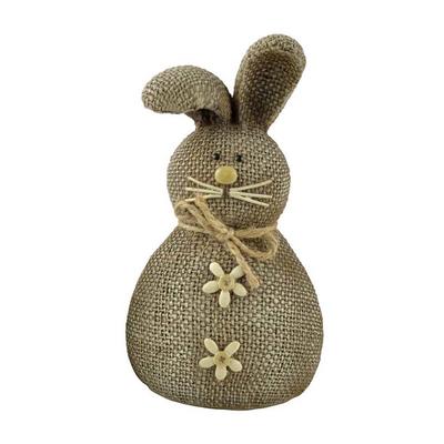Hand-made Resin Brown Rabbit Animal Sculpture for Home and Garden Decoration