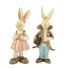 decorative vintage easter bunny figurines home decor