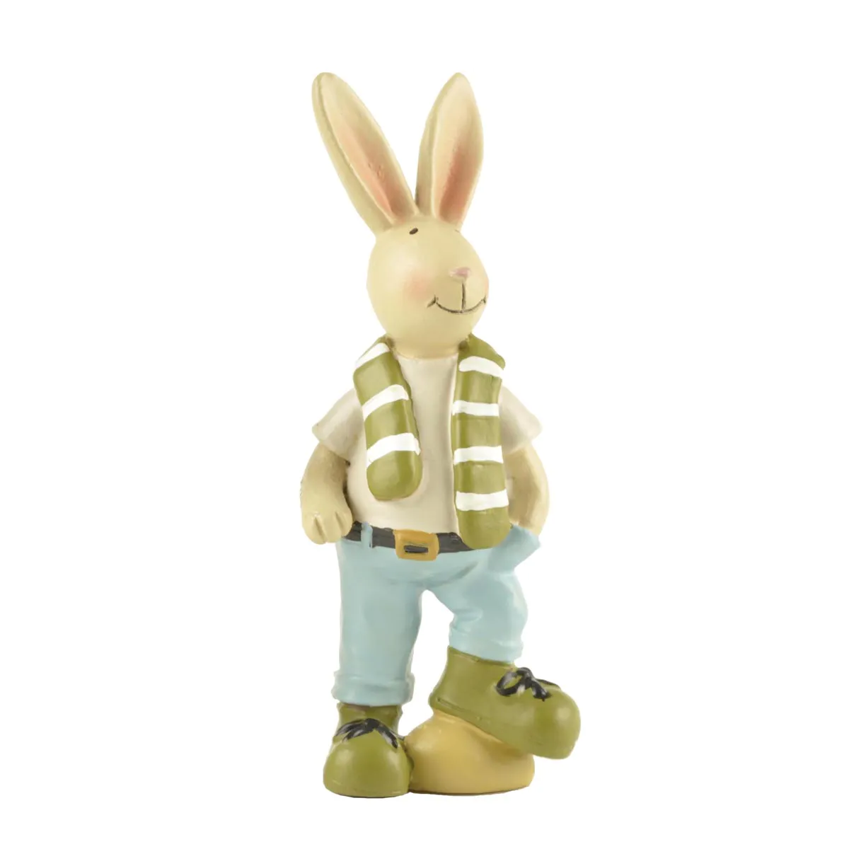 Gifts Resin Easter Rabbit Bunny Statue for Animal Decoration Small