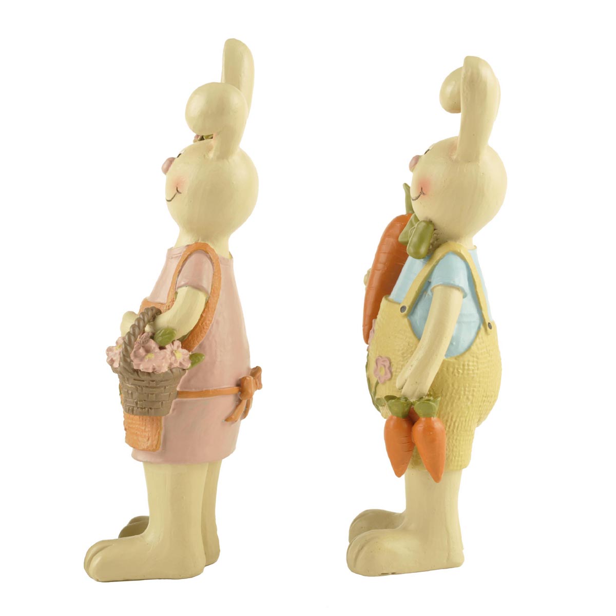 Ennas free sample vintage easter bunny figurines polyresin micro landscape-1