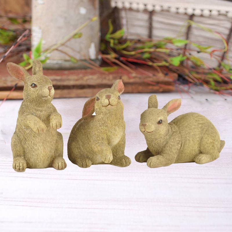 outdoor resin bunny