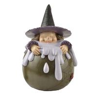 Handmade Craft Resin Halloween Witch Home Decor for wholesale