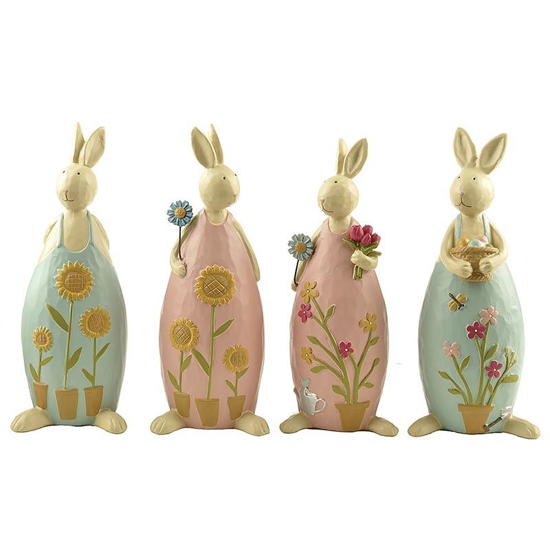 Creative Crafts Resin Rabbit Garden Decoration Bunny Easter Statue