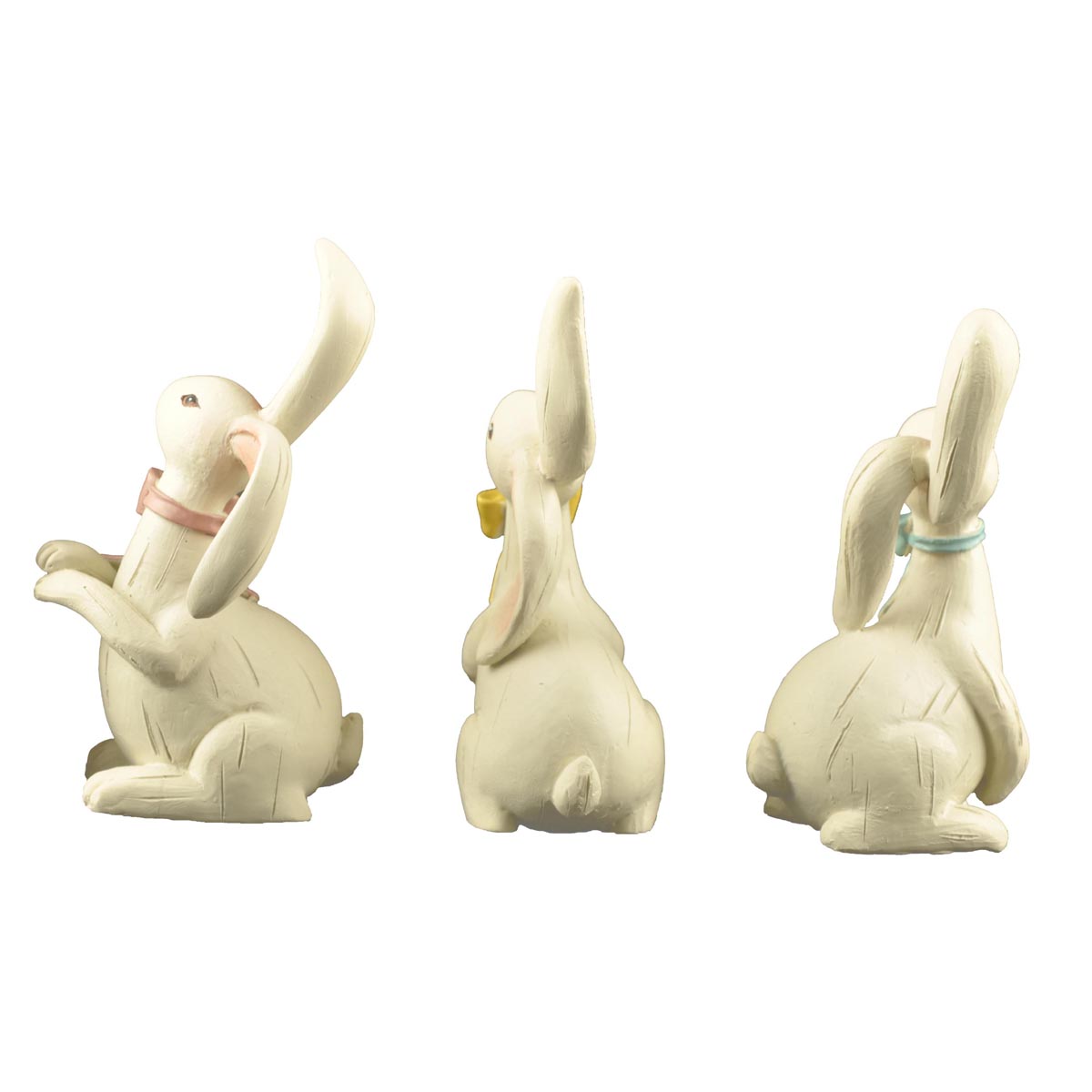decorative resin easter bunnies micro landscape-2
