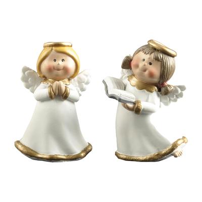 Hot Sale Customized Praying and Reading Resin Angel Cherub Figurines for Home PH15489
