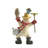 Amazon Hot Sale Cute Sonwman Figurine for Home Decorations PH15423