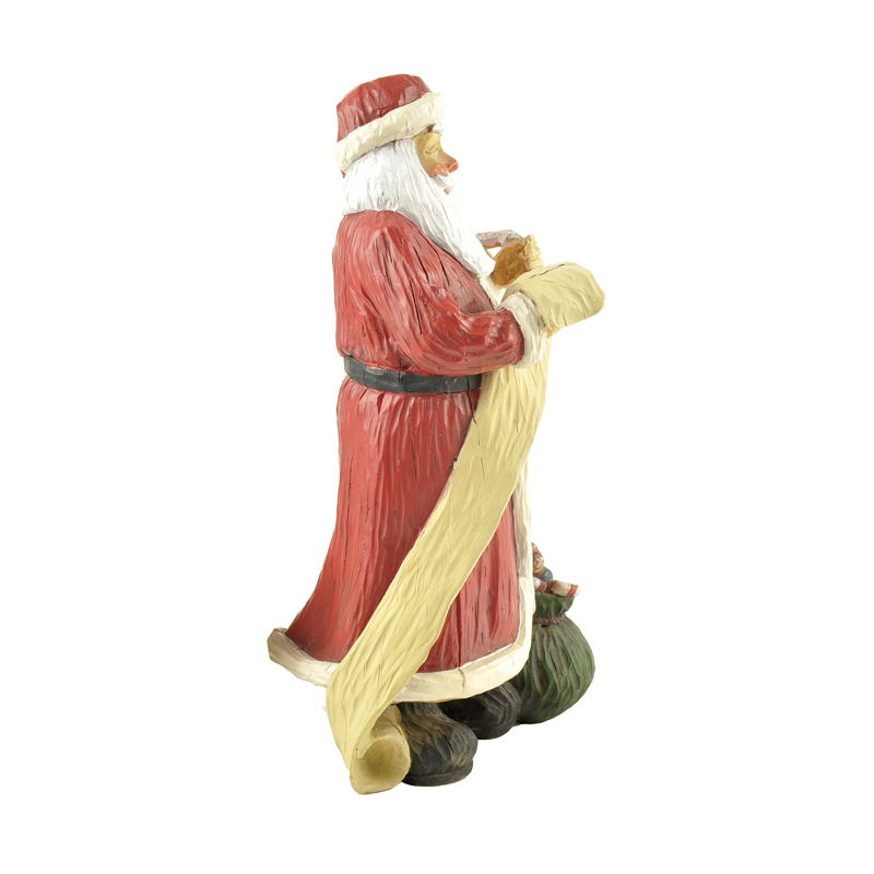 New Product 2020 Resin Santa Claus Statue For Christmas Decoration Gifts...