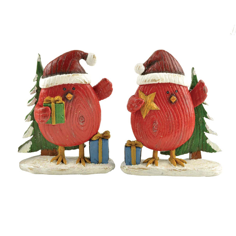 Ennas snowman christmas figurine polyresin for ornaments-2