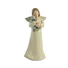 home decor resin angel figurines colored for decoration