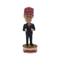 Wholesale Polyresin Trump Dobble Head Character Statues