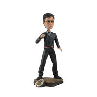 Europe and South America Resin Figurine Movie Star Harry Potter Bobble Head Doll