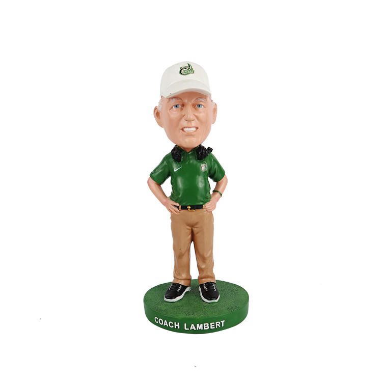 Factory Direct Supply Bobble Head Golf Character Figurine