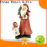 hand-crafted mini christmas figurines family at sale