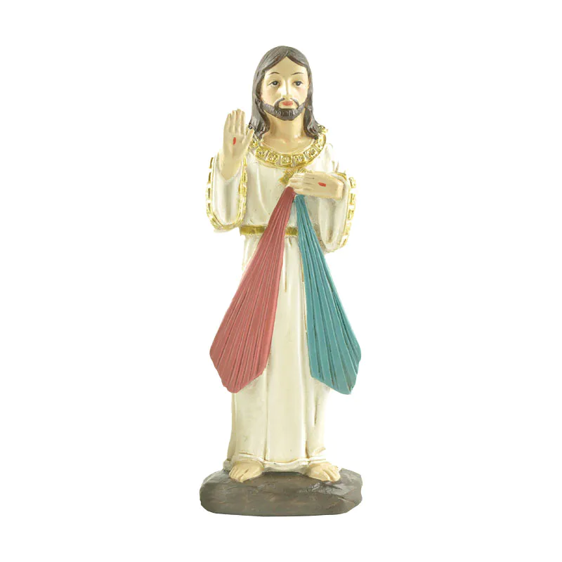 Custom New Design 4.75 Inches High Jesus-Divine Mercy Statue for Christian and Catholic Family in Western European Countries
