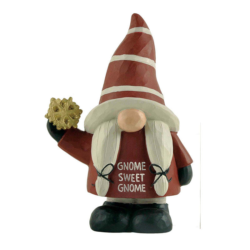 New Design Santa with Red Head Resin Figurine 218-13263