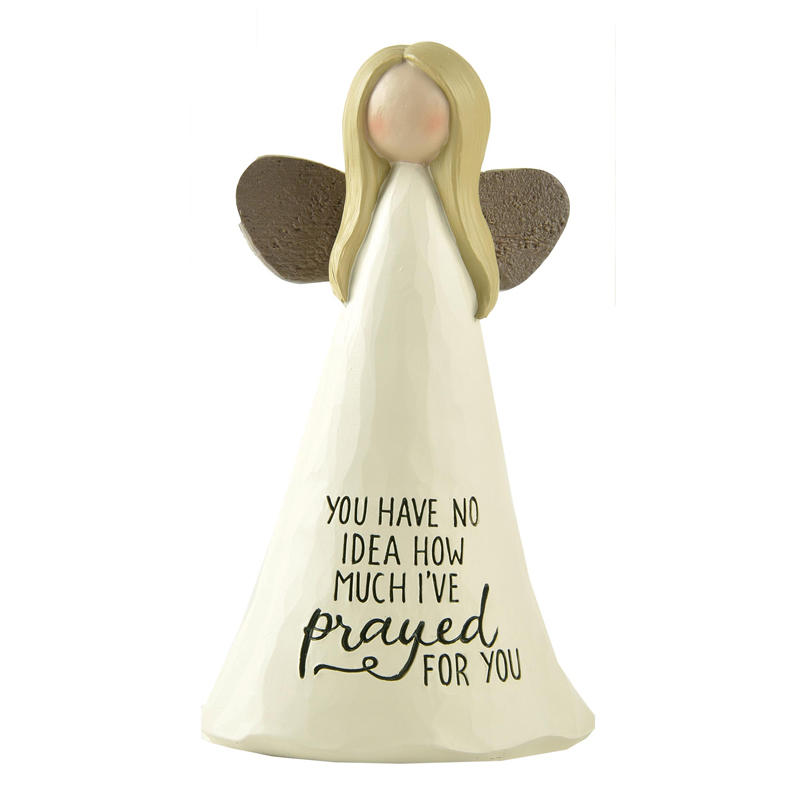 Spring Factory New Design Wood Wing Angel-prayed Perfect Option for Gift221-13225