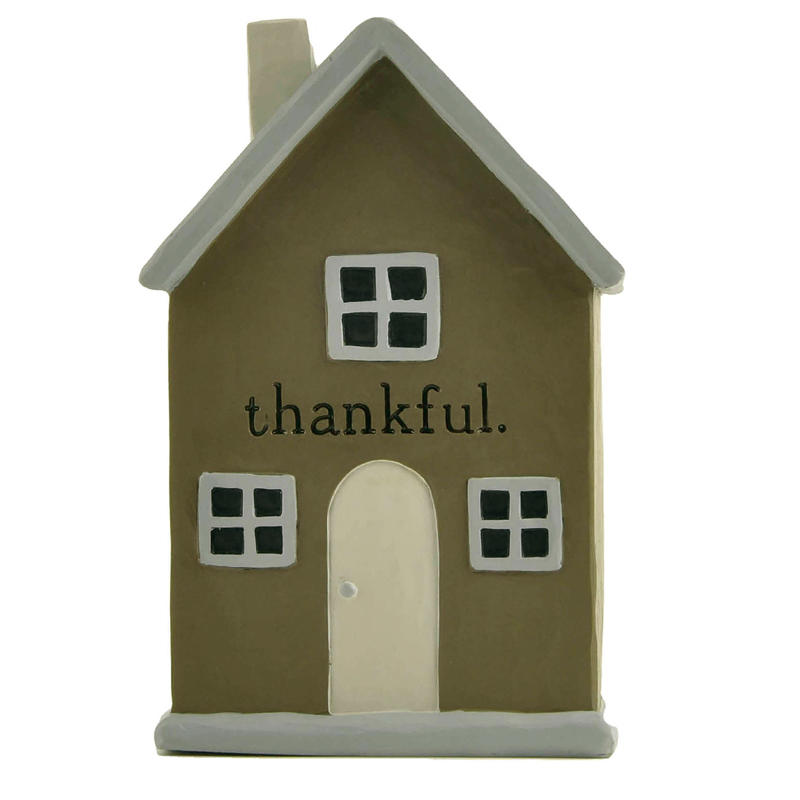 Factory Direct Supply House w/thankful, Housewarming Gifts for Relatives Friends, Home Decoration, 211-13206